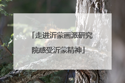 走进沂蒙画派研究院感受沂蒙精神