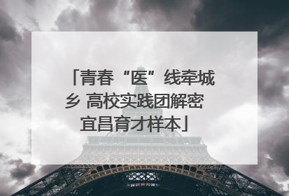 青春“医”线牵城乡 高校实践团解密宜昌育才样本