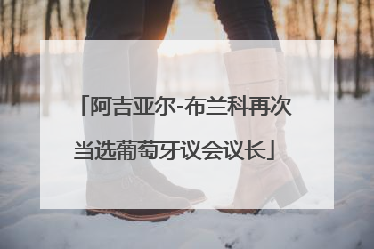 阿吉亚尔-布兰科再次当选葡萄牙议会议长