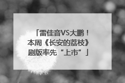 雷佳音VS大鹏！本周《长安的荔枝》剧版率先“上市”