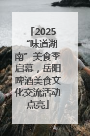 2025 “味道湖南”美食季启幕，岳阳啤酒美食文化交流活动点亮