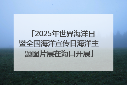 2025年世界海洋日暨全国海洋宣传日海洋主题图片展在海口开展