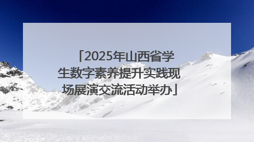 2025年山西省学生数字素养提升实践现场展演交流活动举办