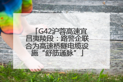 G42沪蓉高速宜昌夷陵段：路警企联合为高速桥隧电缆设施“舒筋通脉”