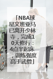 NBA球星文班亚马已离开少林寺，完成10天修行：4点半起床，训练强度高于武僧